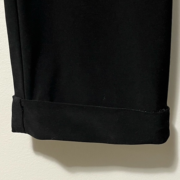 Joseph Ribkoff Heavy Knit Pull On Slim Fit Rolled Cuff Crop Pants - Picture 6 of 9